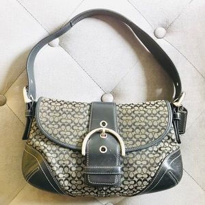 ⚡️ Coach hobo purse; ladies small shoulder handbag